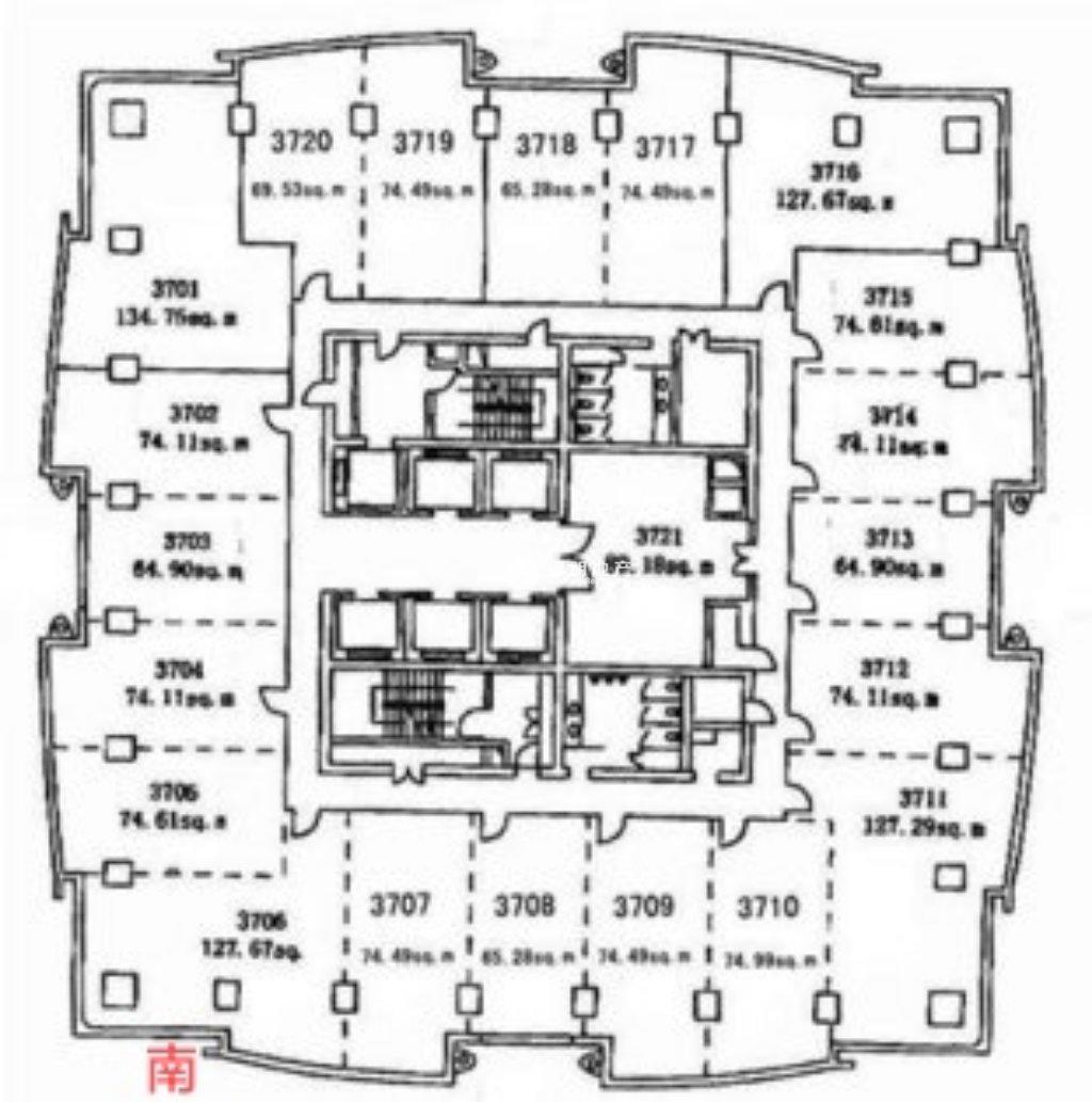 南京西路仲益大厦123平米写字楼出租