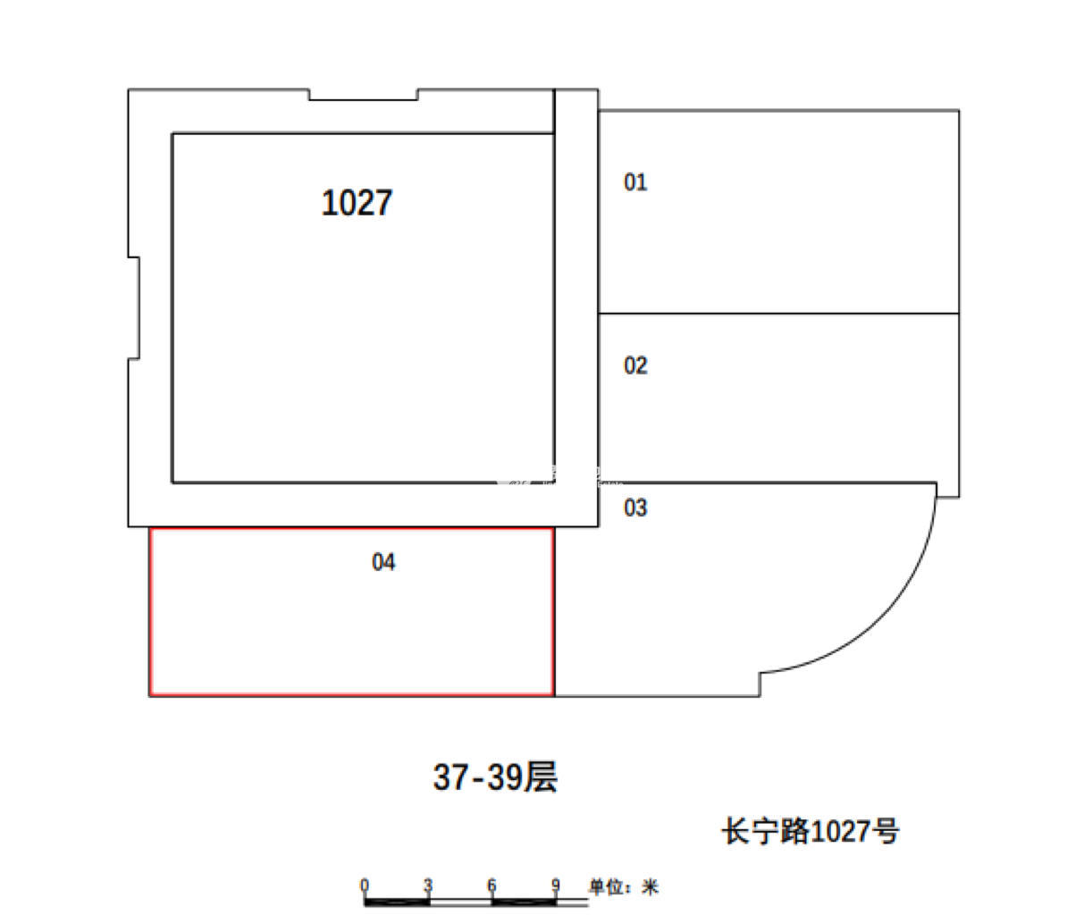 中山公园兆丰广场180平米写字楼出租