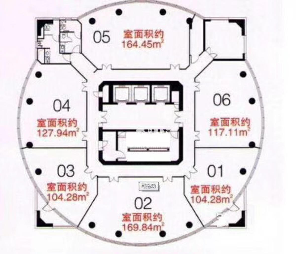 曹杨中关村科技大厦104平米写字楼出租