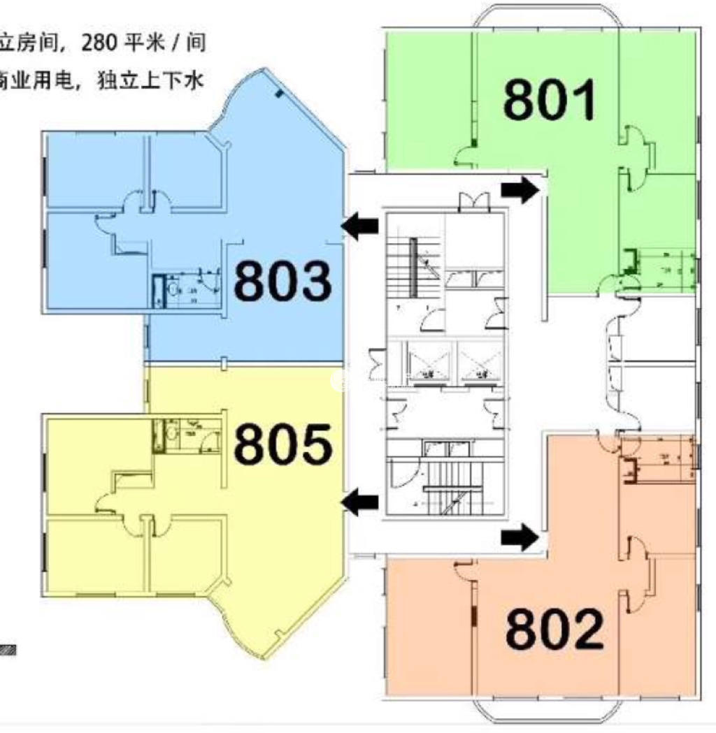 曹家渡恒森广场1120平米写字楼出租