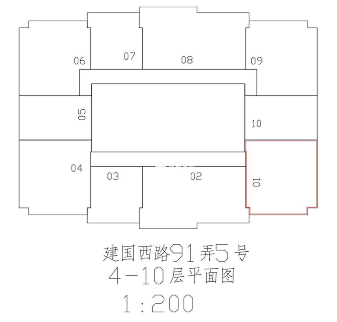 打浦桥瑞金花园商务楼100平米写字楼出租