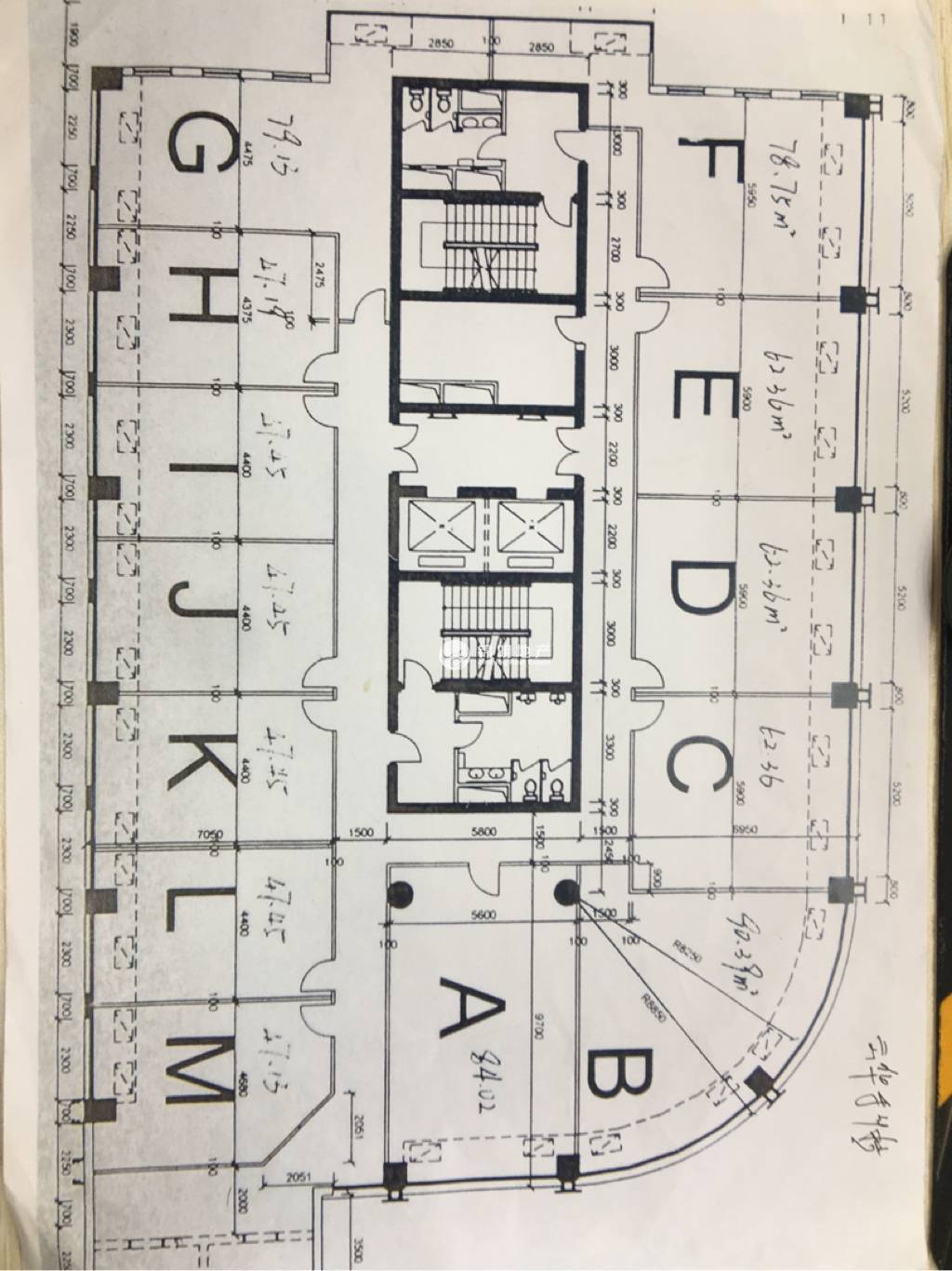 不夜城云华科技大厦64平米写字楼出租
