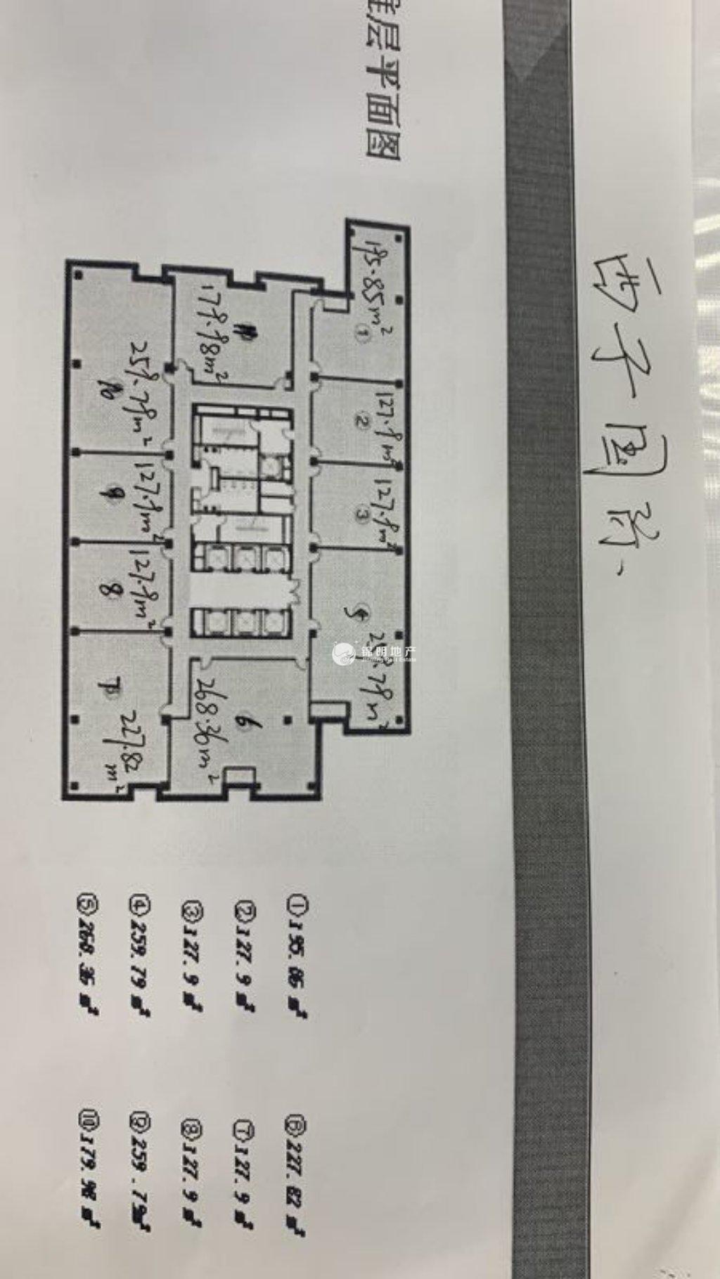 莘庄西子国际中心180平米写字楼出租