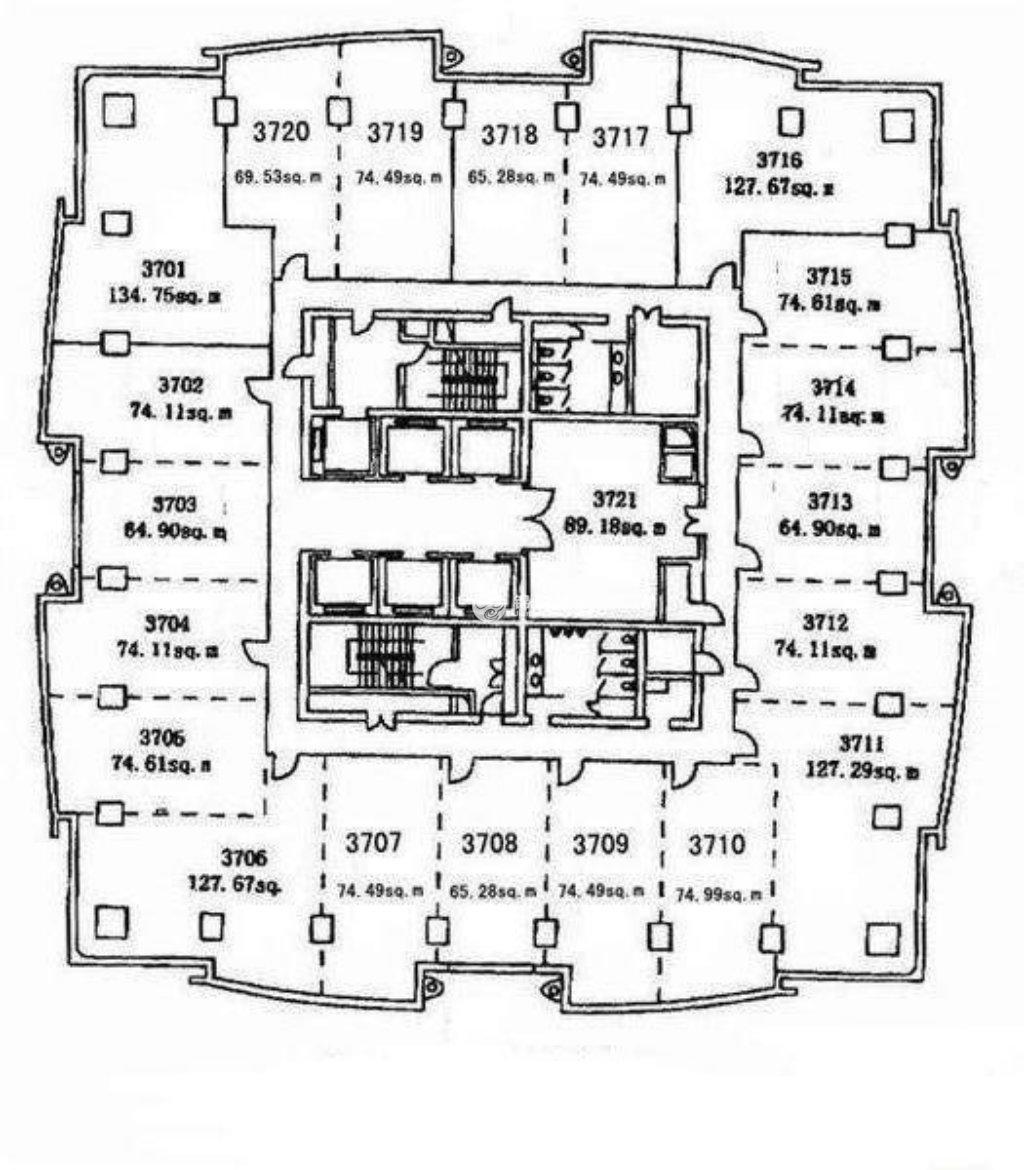 南京西路仲益大厦132平米写字楼出租