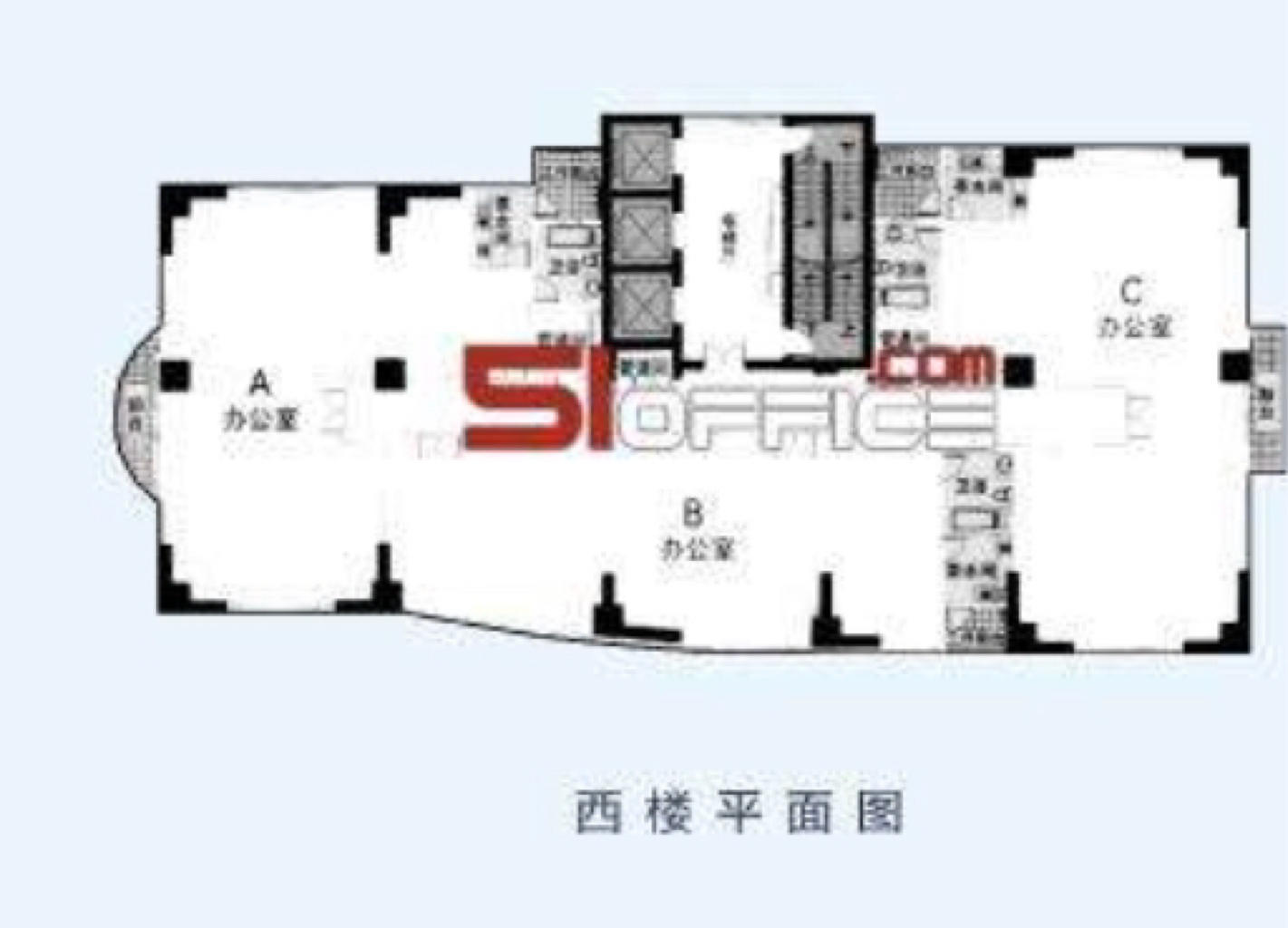 西藏北路白马大厦293平米写字楼出租