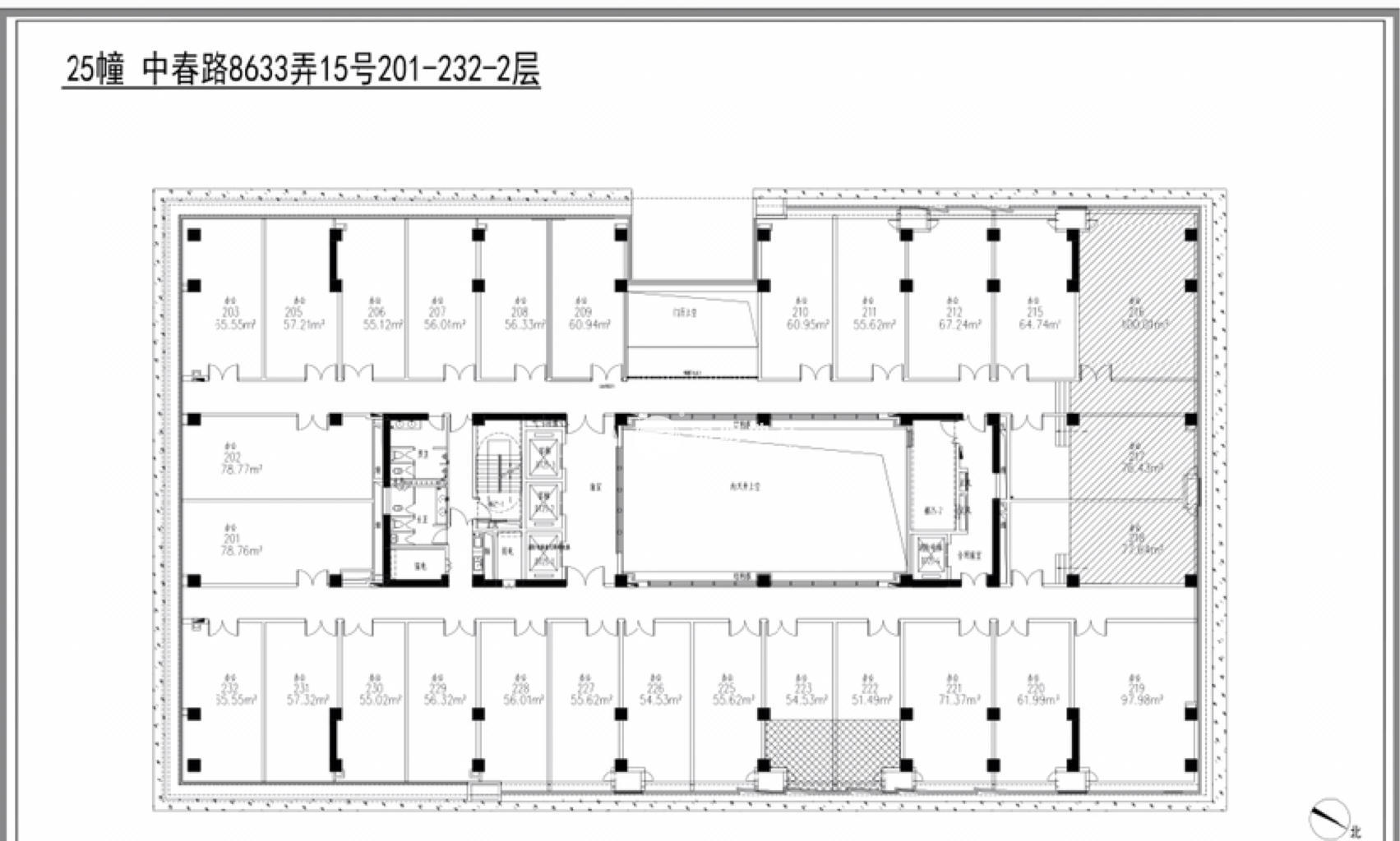 七宝万科七宝国际61平米写字楼出租