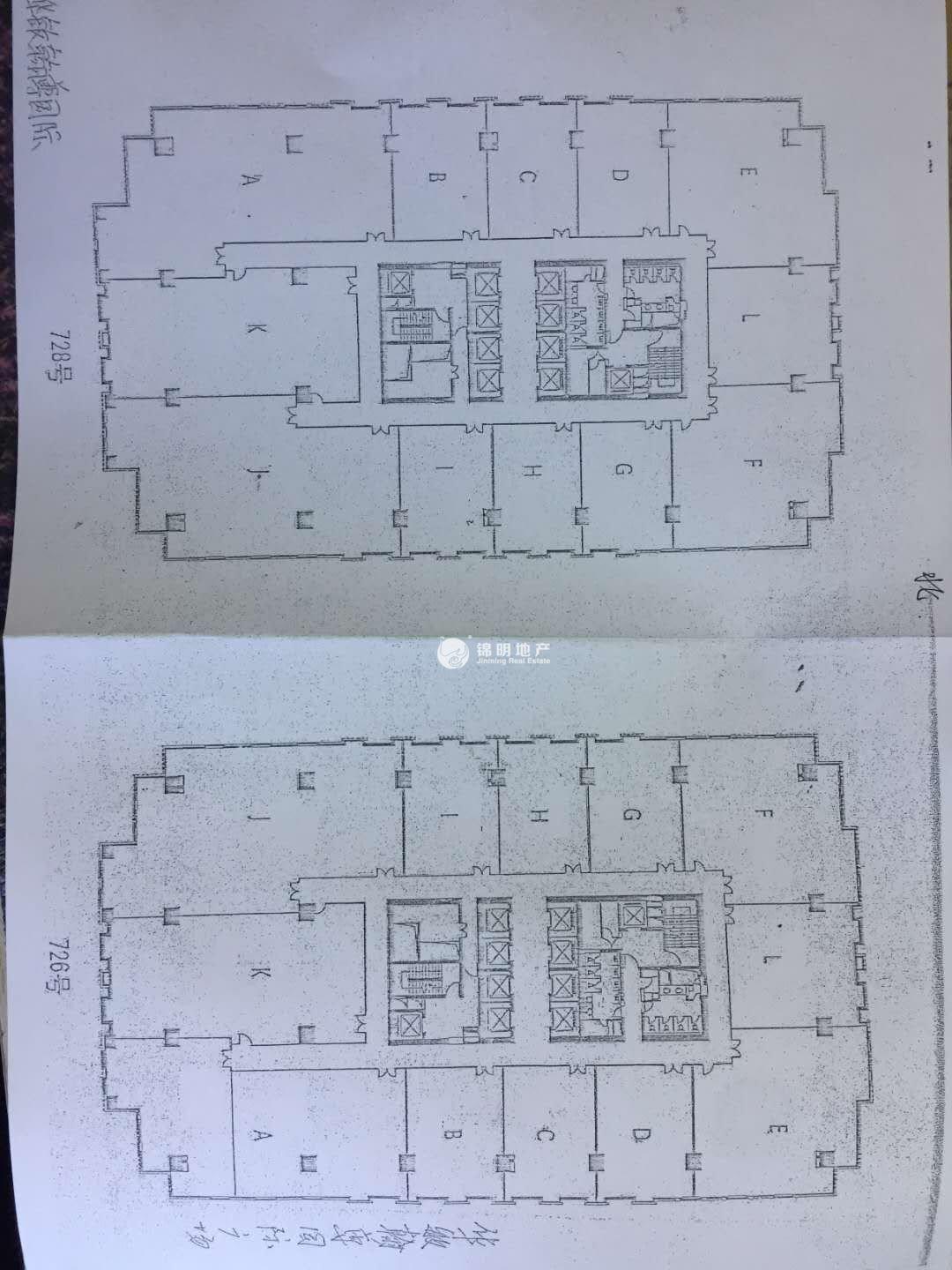 镇宁路华敏翰尊国际大厦126平米写字楼出租