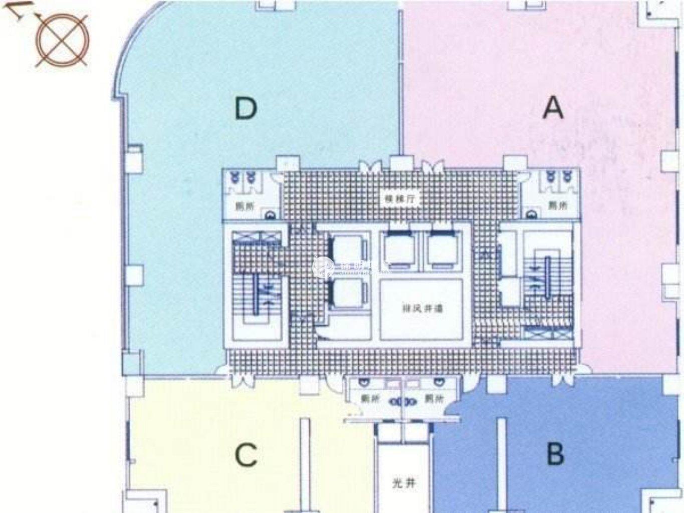 万体馆华鼎大厦300平米写字楼出租