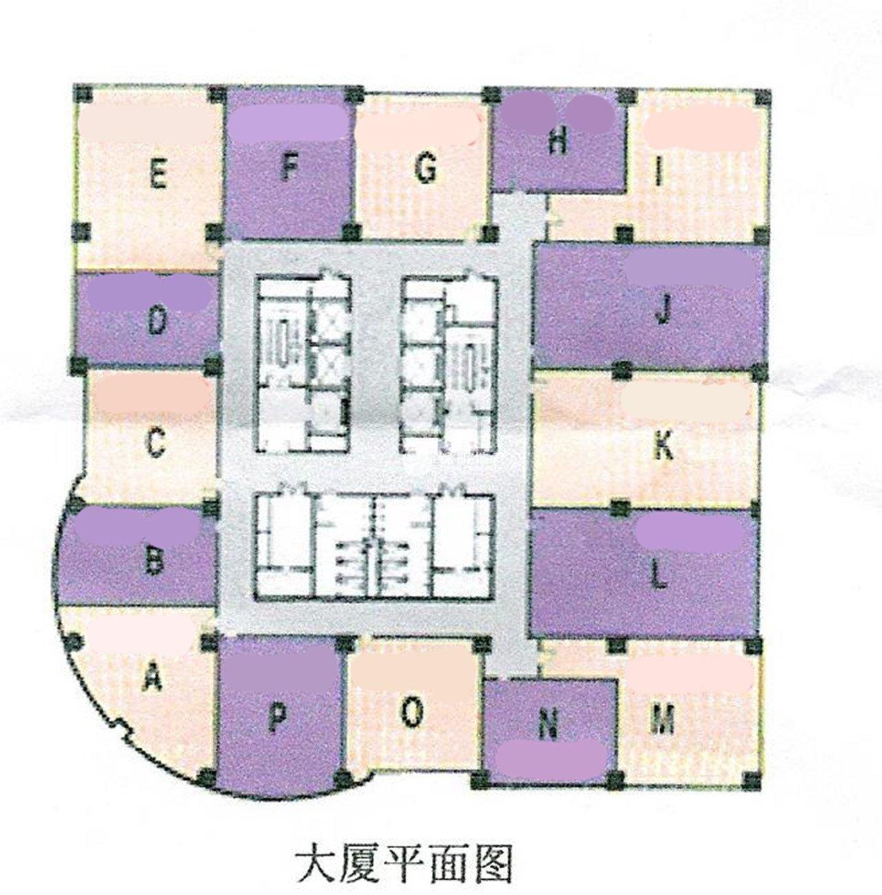 淮海中路恒积大厦173平米写字楼出租