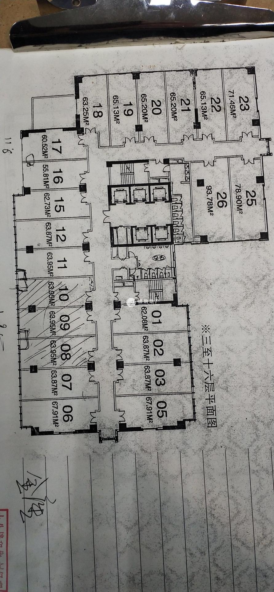 西藏北路金赢108创意广场68平米写字楼出租
