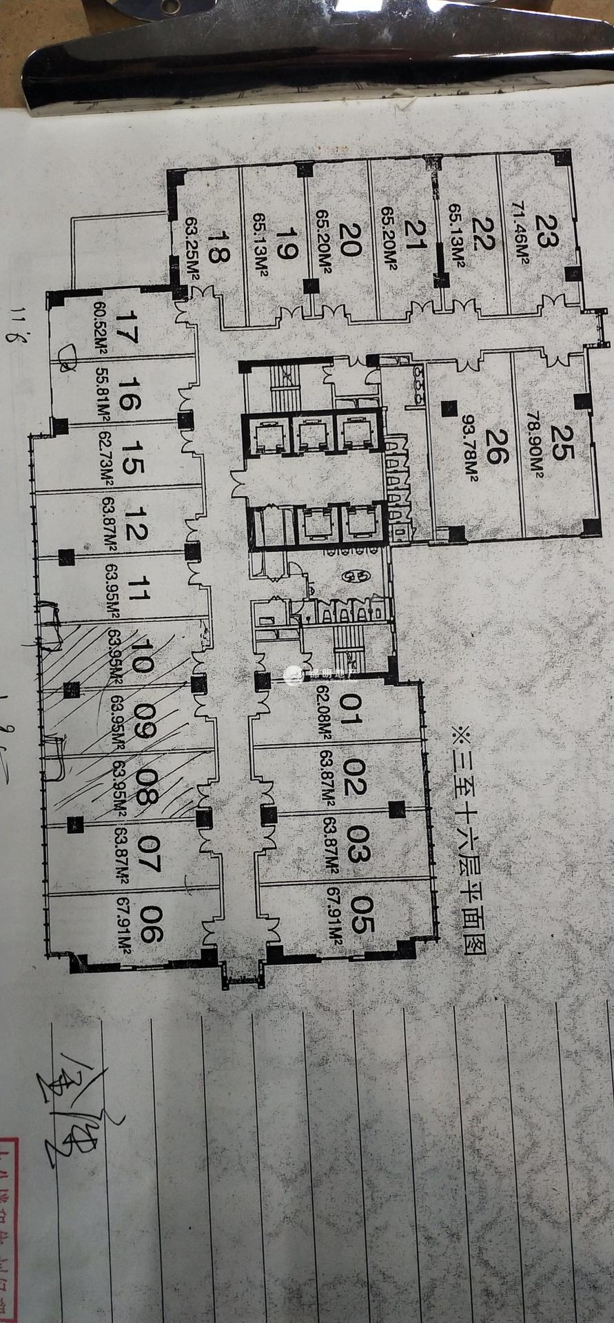 西藏北路金赢108创意广场64平米写字楼出租