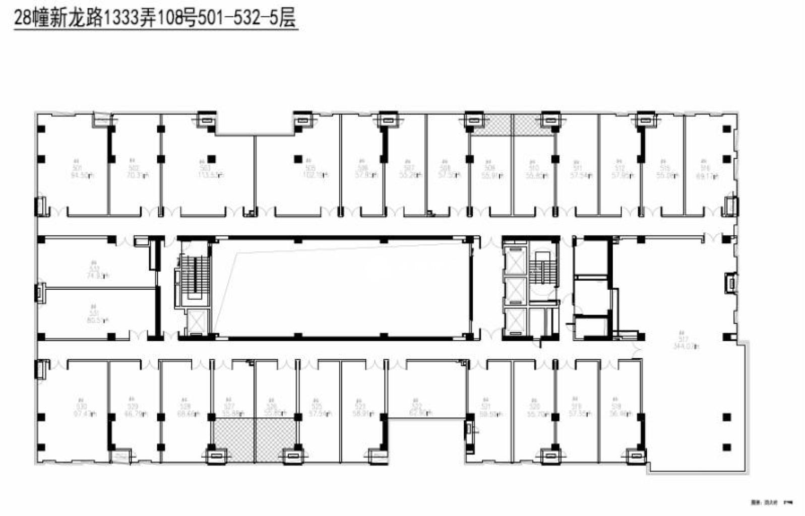 七宝万科七宝国际55平米写字楼出租