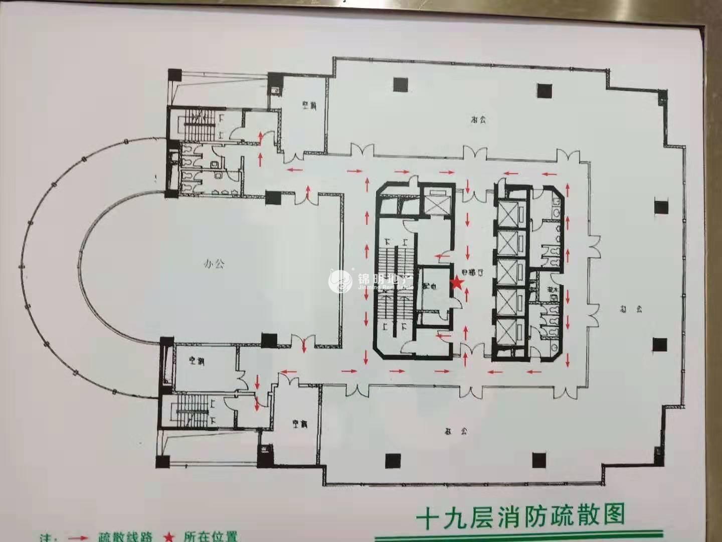 潍坊东方国际科技大厦129平米写字楼出租