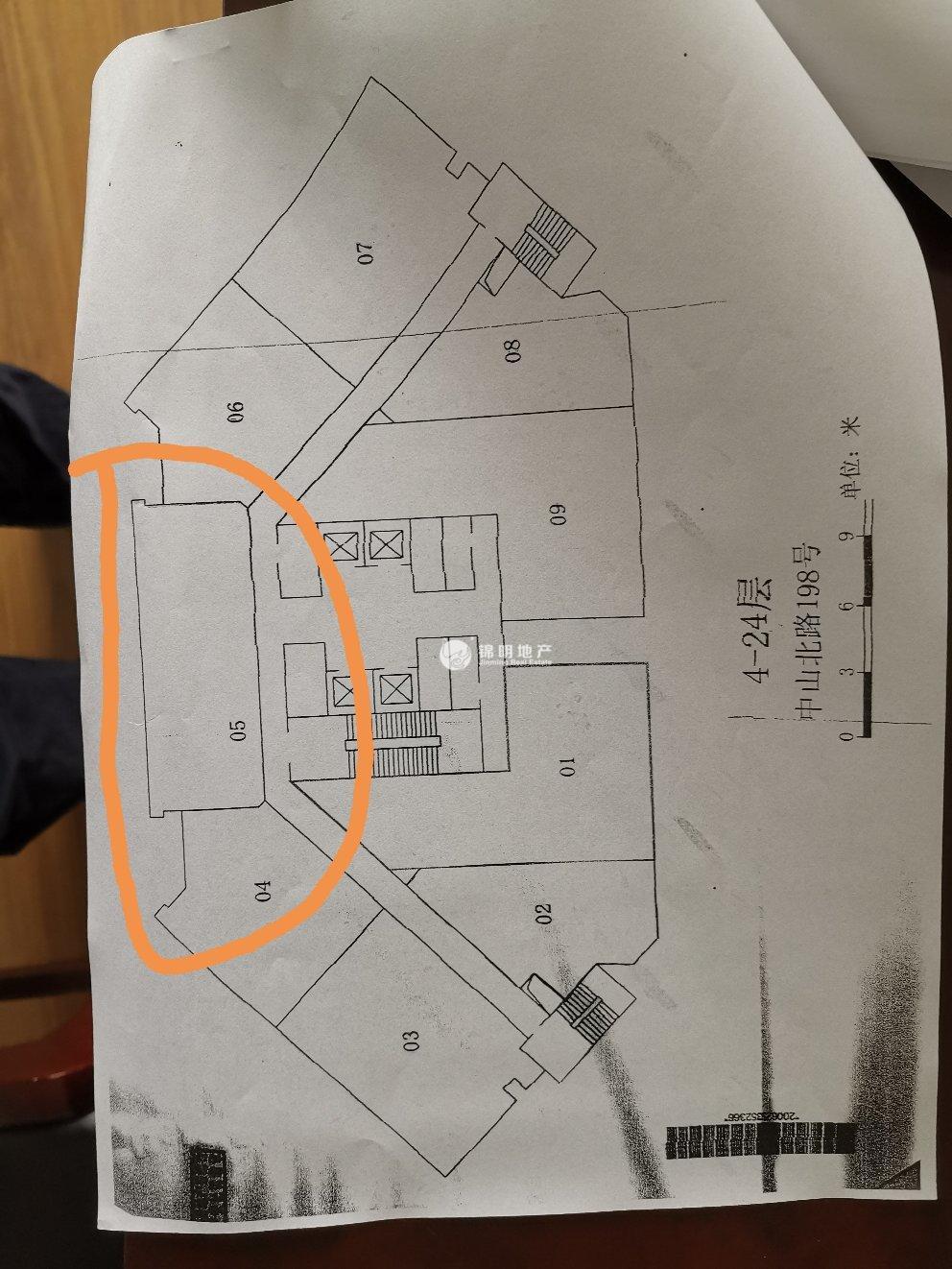 西藏北路申航大厦200平米写字楼出租