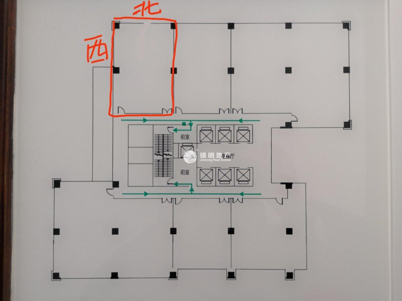 万体馆汇鑫国际大厦194平米写字楼出租