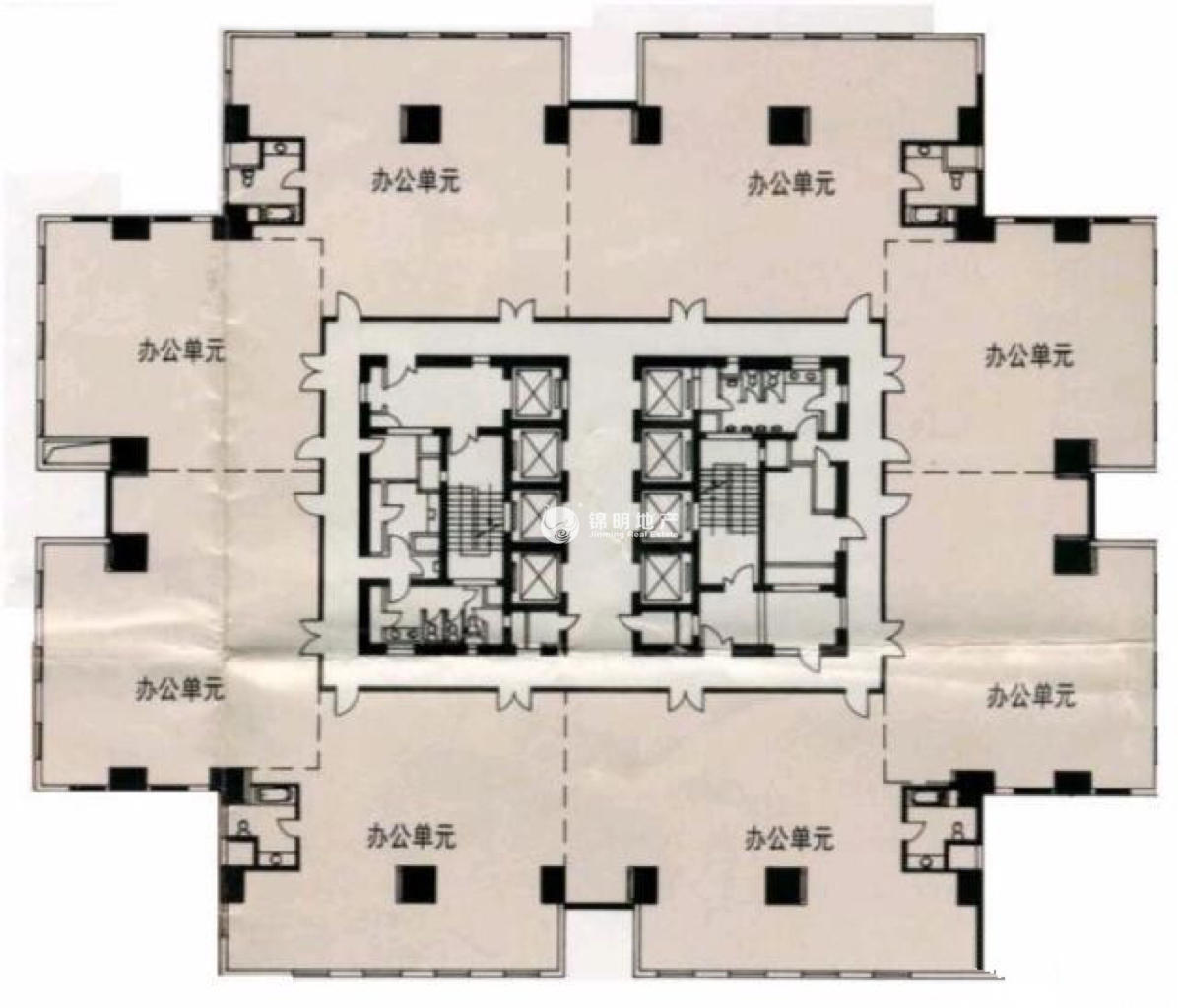 徐家汇圣爱大厦55平米写字楼出租