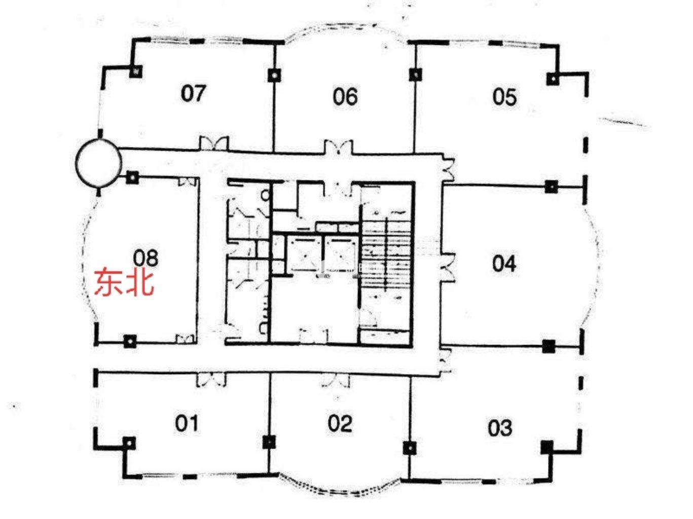 徐家汇博大商务楼64平米写字楼出租