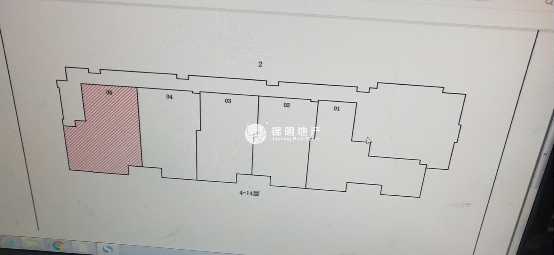 黄兴公园硕和国际210平米写字楼出租