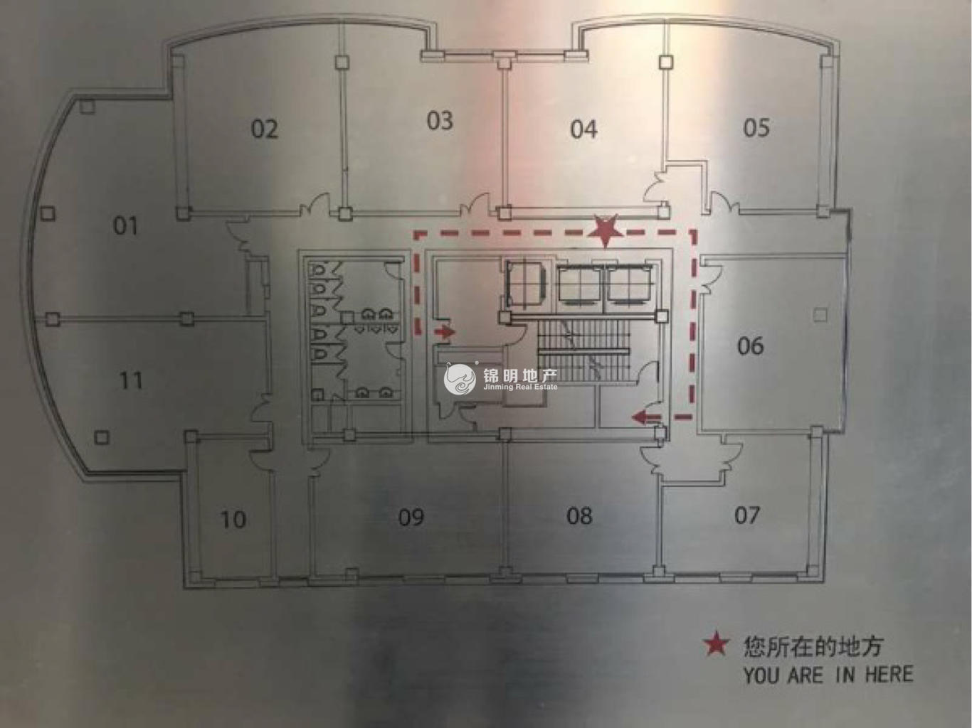 中山公园舜元企业发展大厦92平米写字楼出租