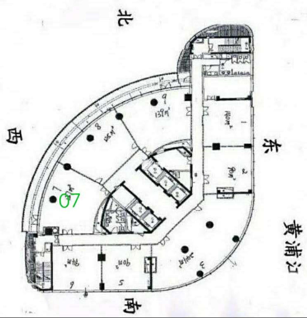 四川北路海泰国际大厦137平米写字楼出租