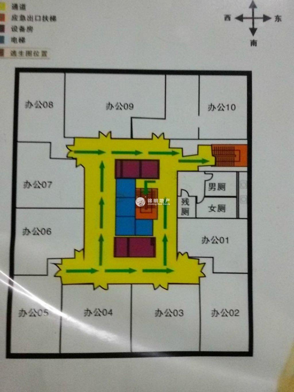长寿路元茂金豪大厦81平米写字楼出租