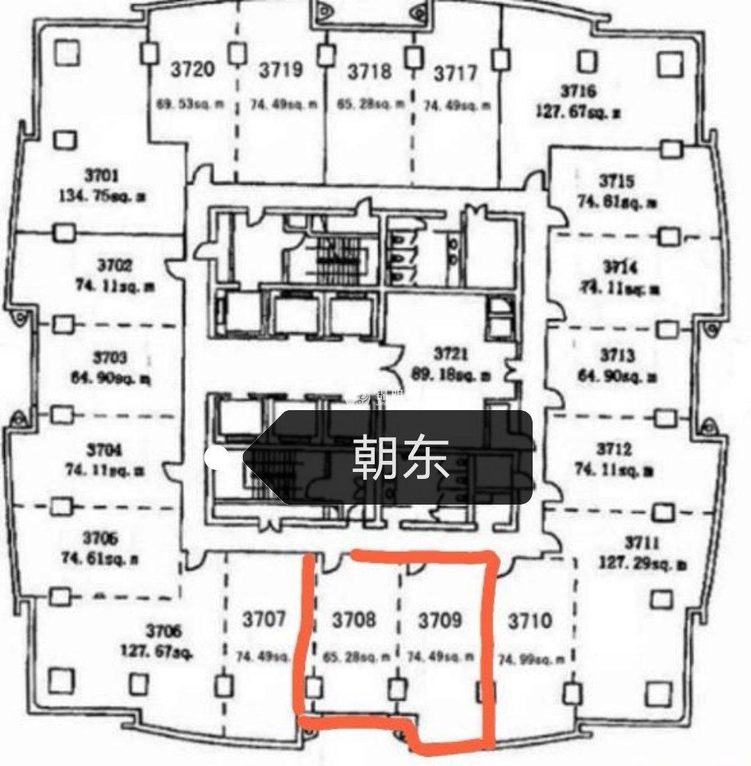 南京西路仲益大厦148平米写字楼出租