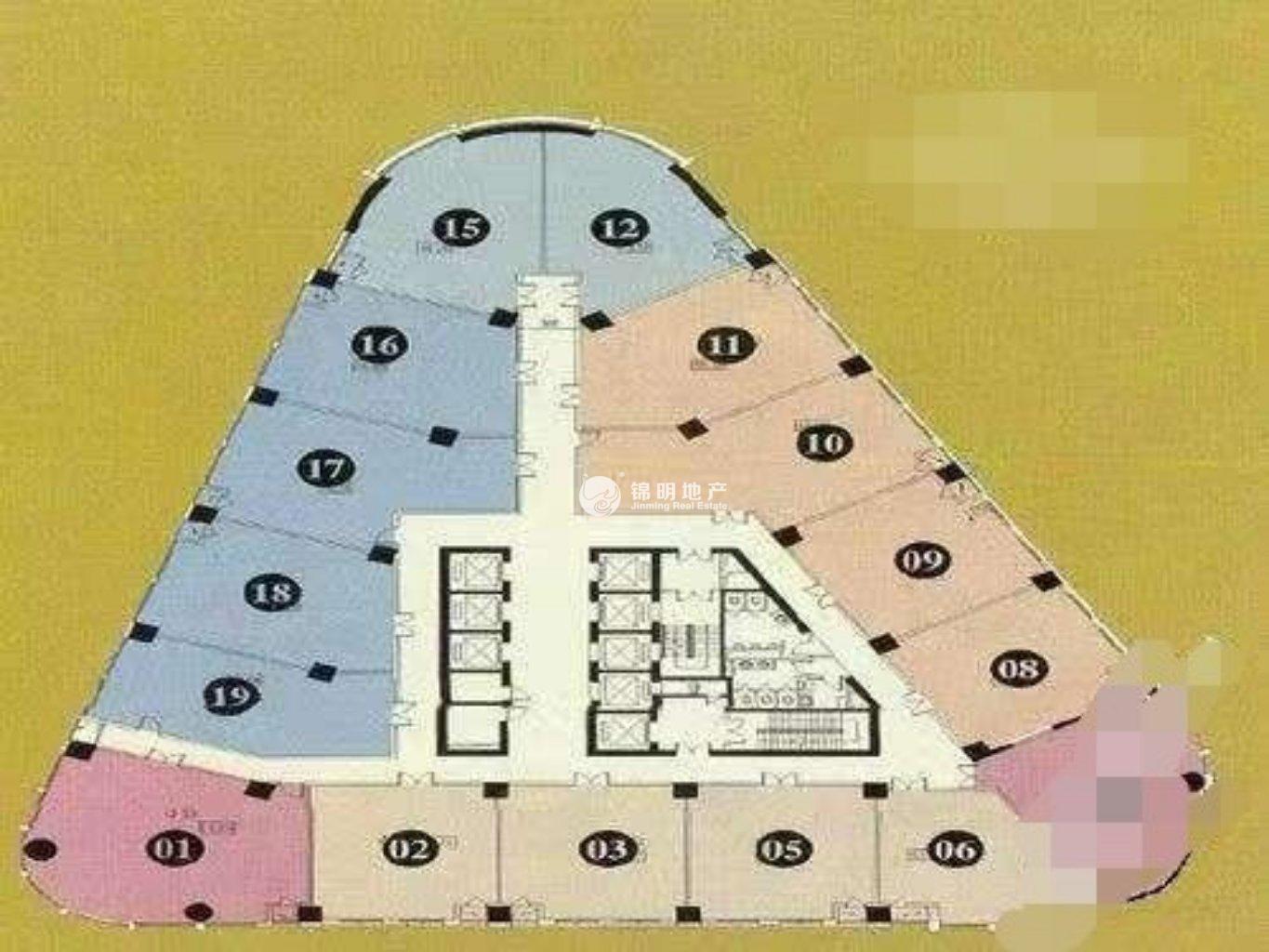 不夜城苏河1号124平米写字楼出租