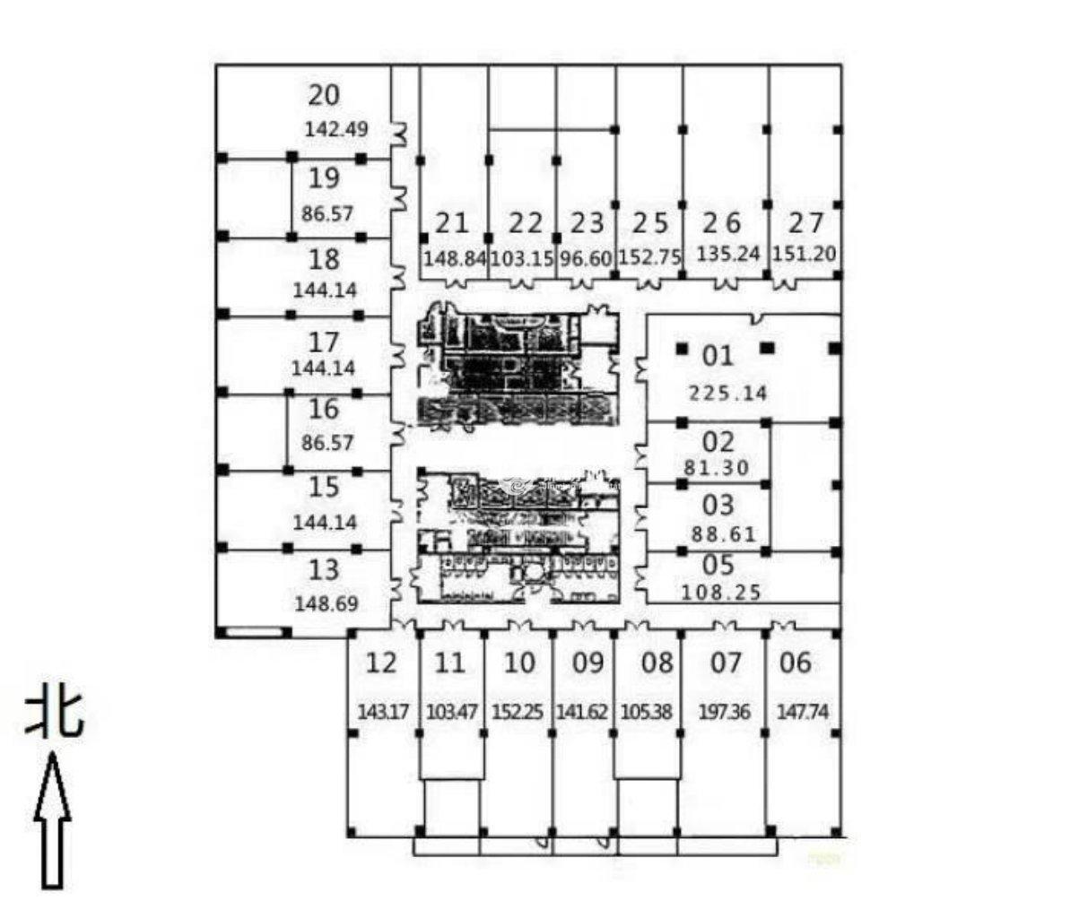 江宁路静安创展中心145平米写字楼出租