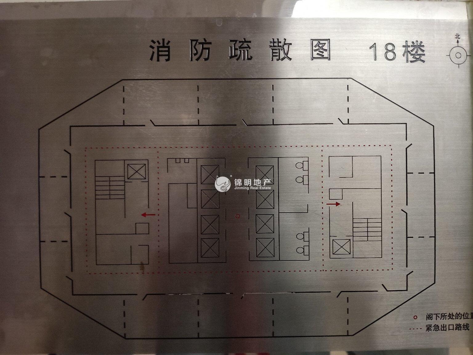 人民广场科技京城大厦171平米写字楼出租