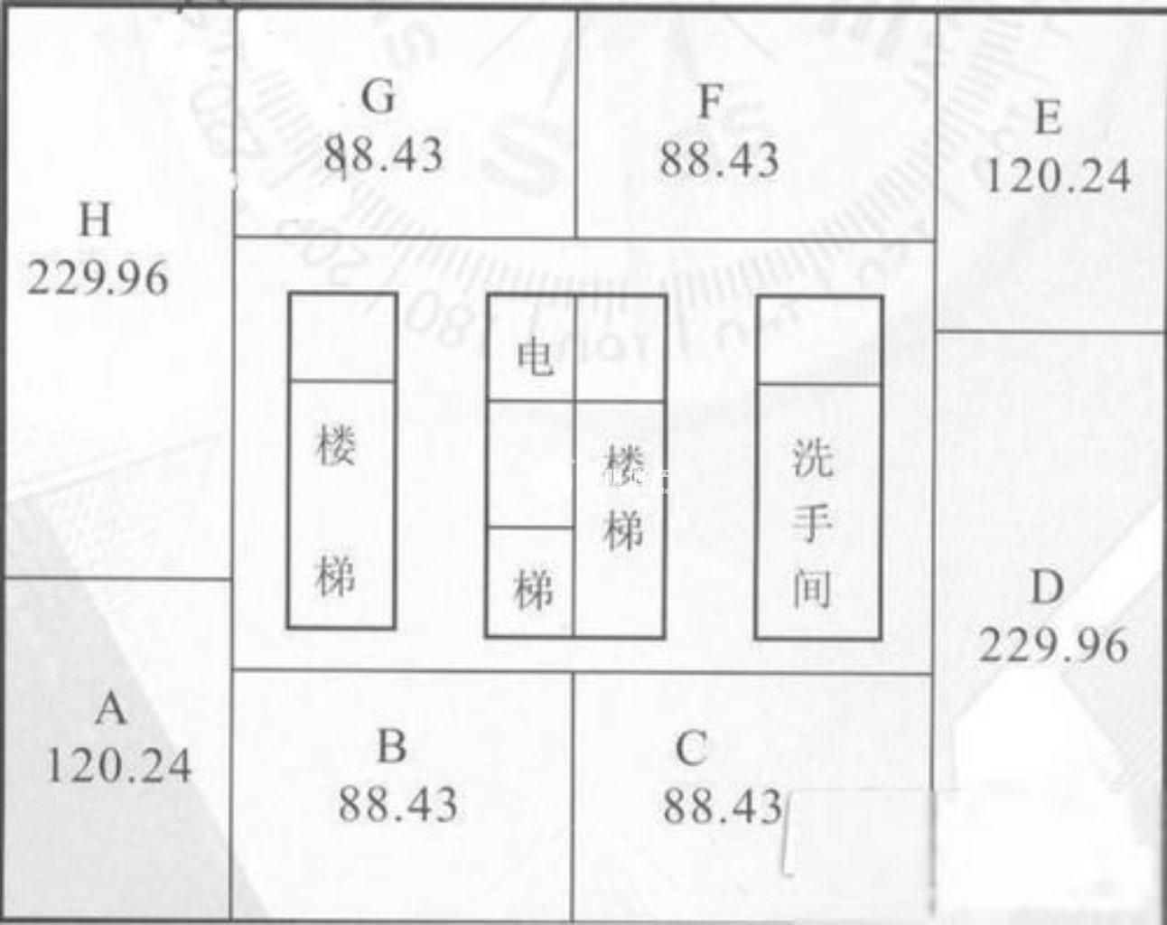 万体馆景鸿大厦88平米写字楼出租