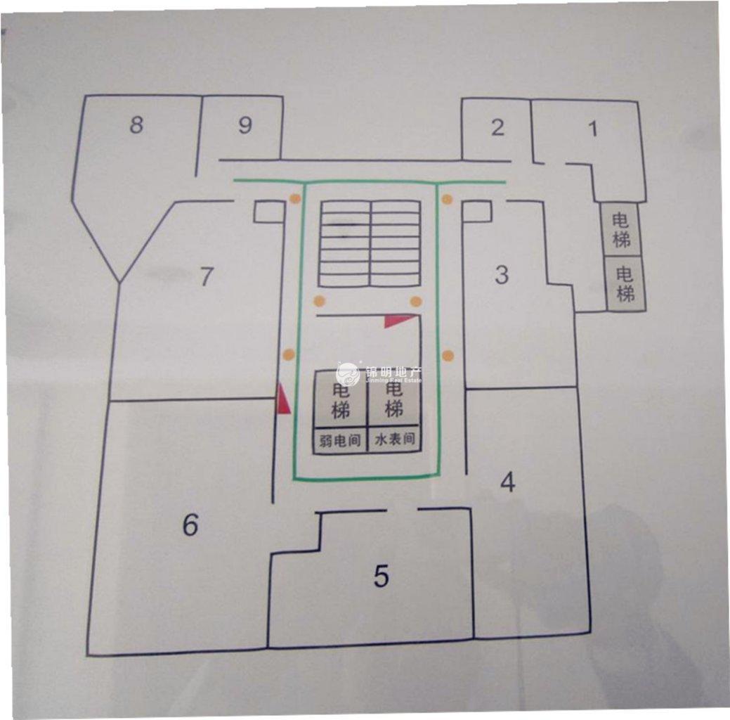 老西门万事利大厦115平米写字楼出租