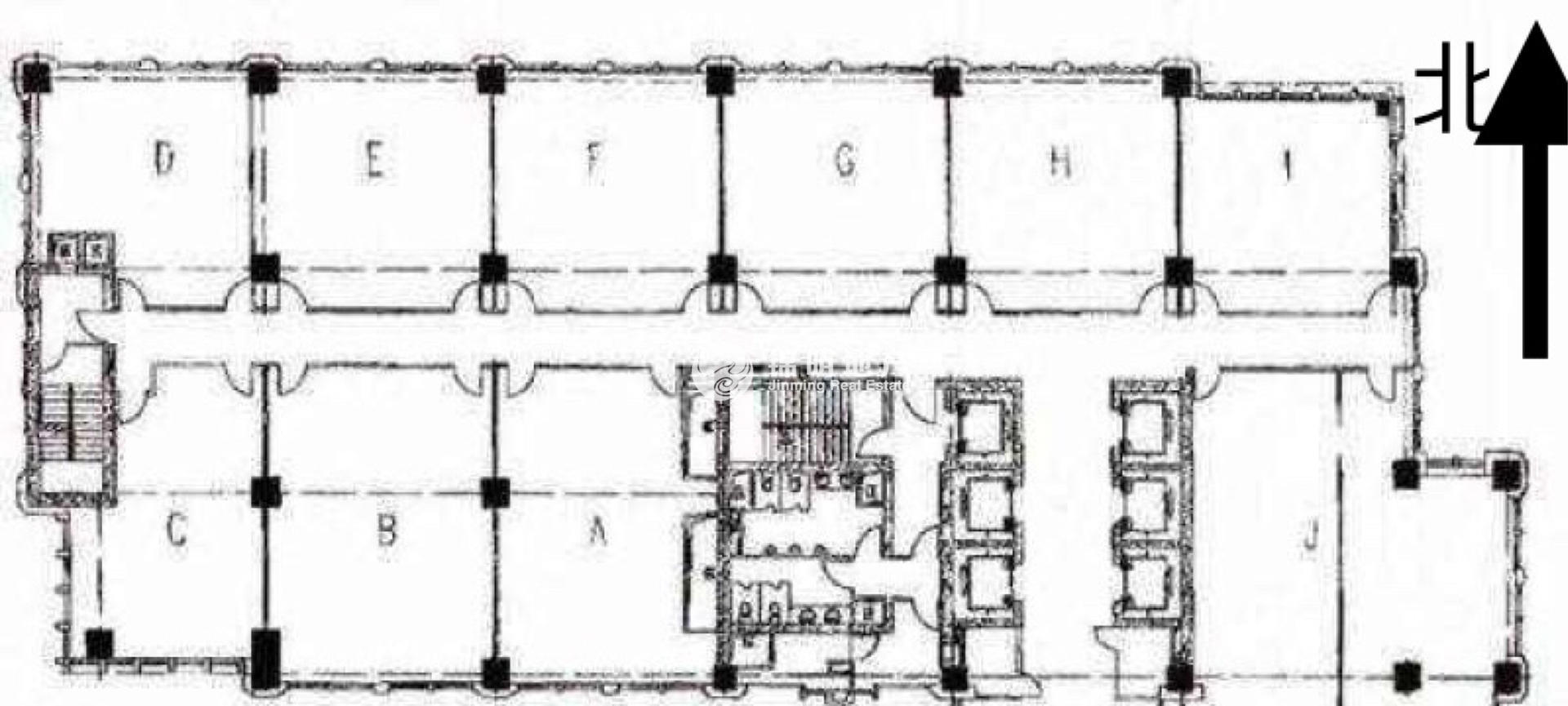 南京西路晶采世纪大厦145平米写字楼出租