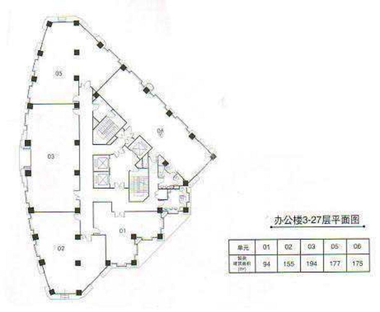 虹桥现代广场94平米写字楼出租
