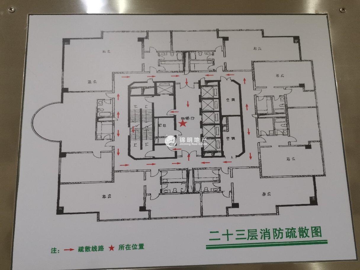 潍坊东方国际科技大厦151平米写字楼出租