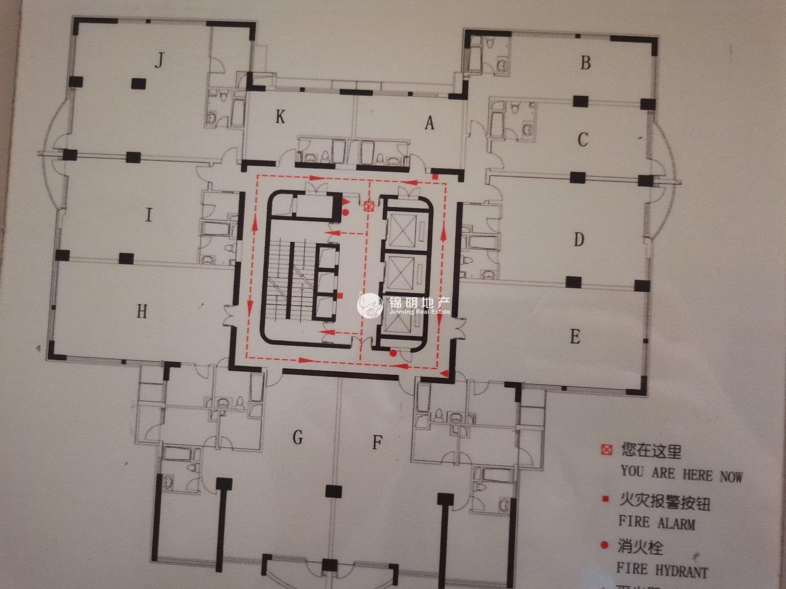 长寿路悦达国际大厦51平米写字楼出租