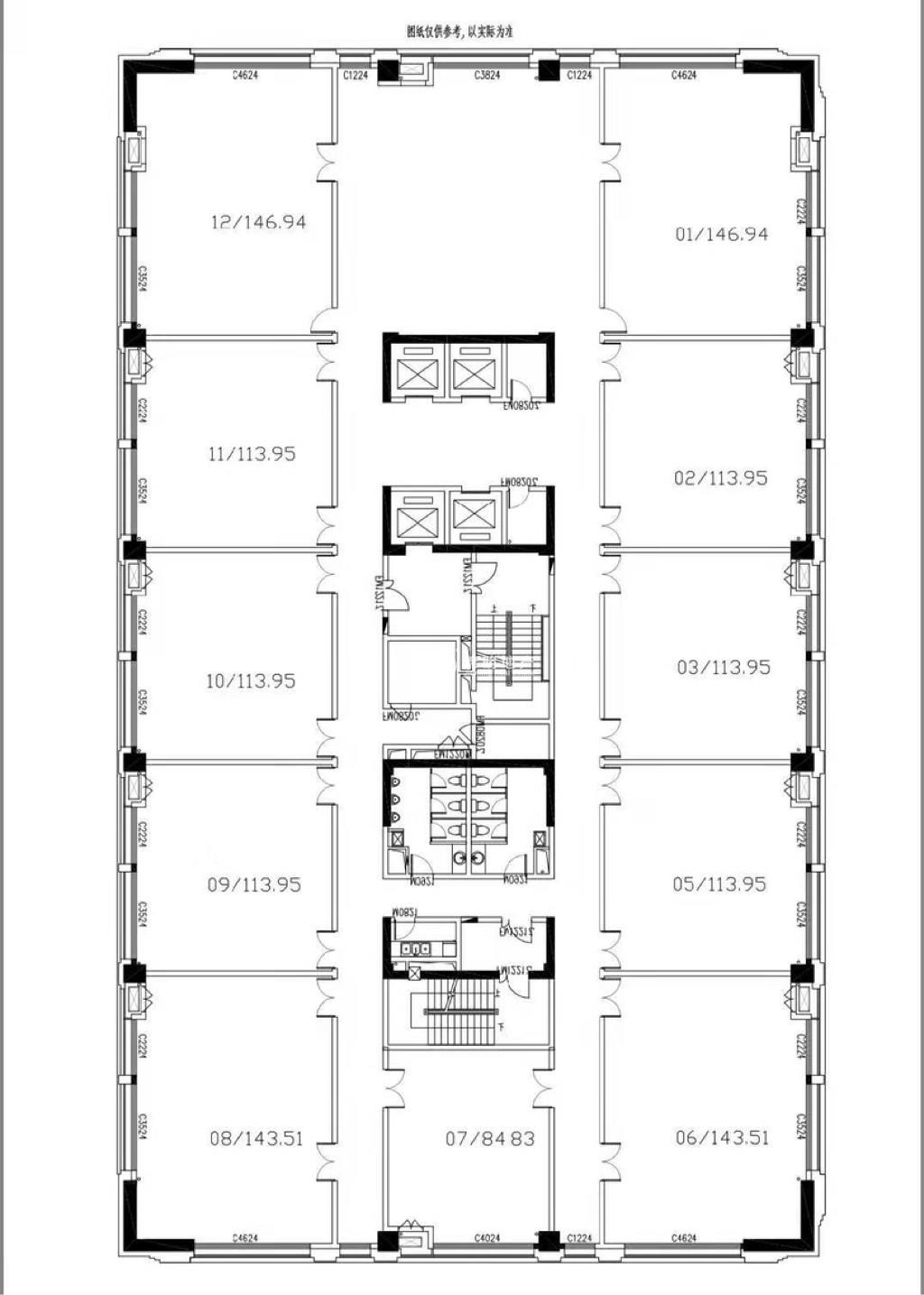 五角场五角丰达商务广场113平米写字楼出租