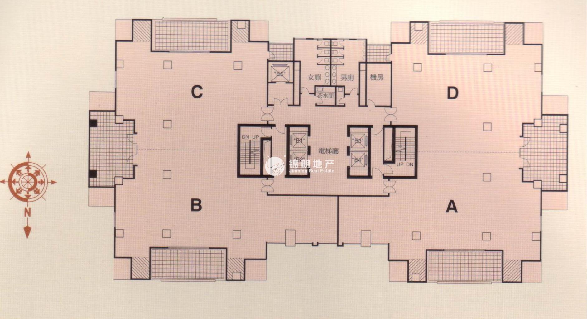 徐家汇亚太企业大楼115平米写字楼出租