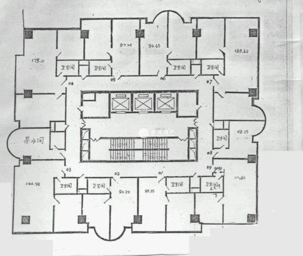 南京东路上海物资大厦218平米写字楼出租