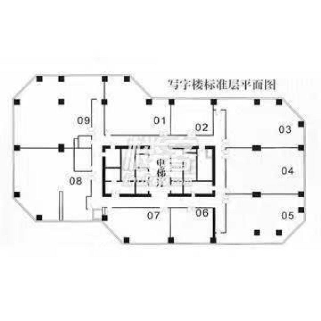 徐家汇飞雕国际大厦76平米写字楼出租