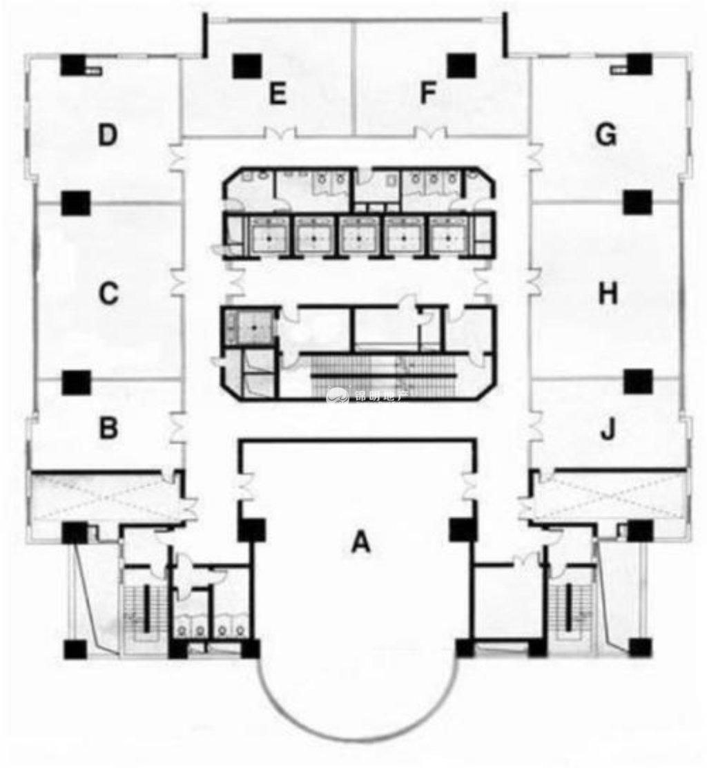 潍坊东方国际科技大厦150平米写字楼出租