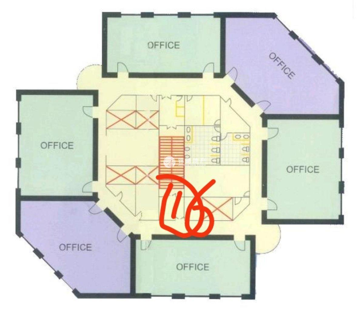 人民广场申鑫大厦39平米写字楼出租
