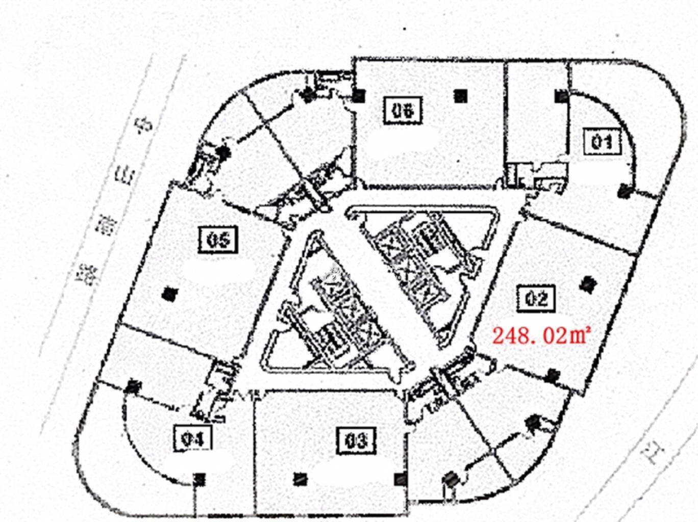 黄浦滨江谷泰滨江大厦242平米写字楼出租