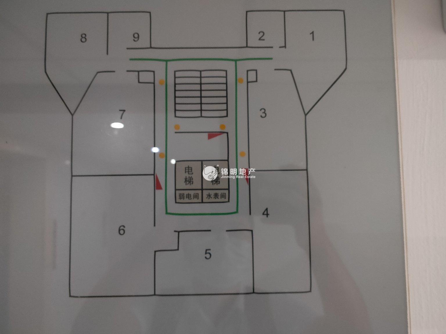 老西门万事利大厦115平米写字楼出租