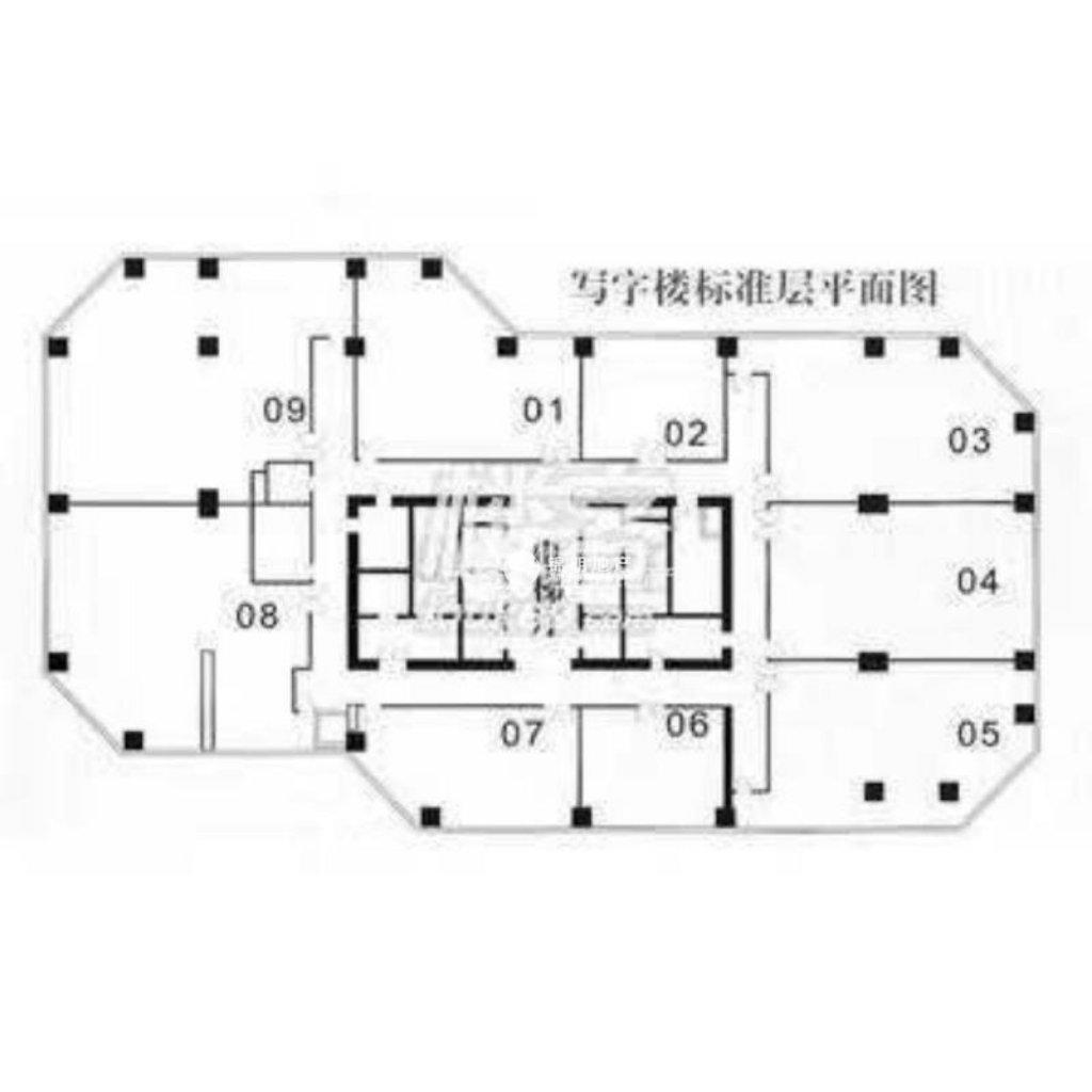 徐家汇飞雕国际大厦106平米写字楼出租