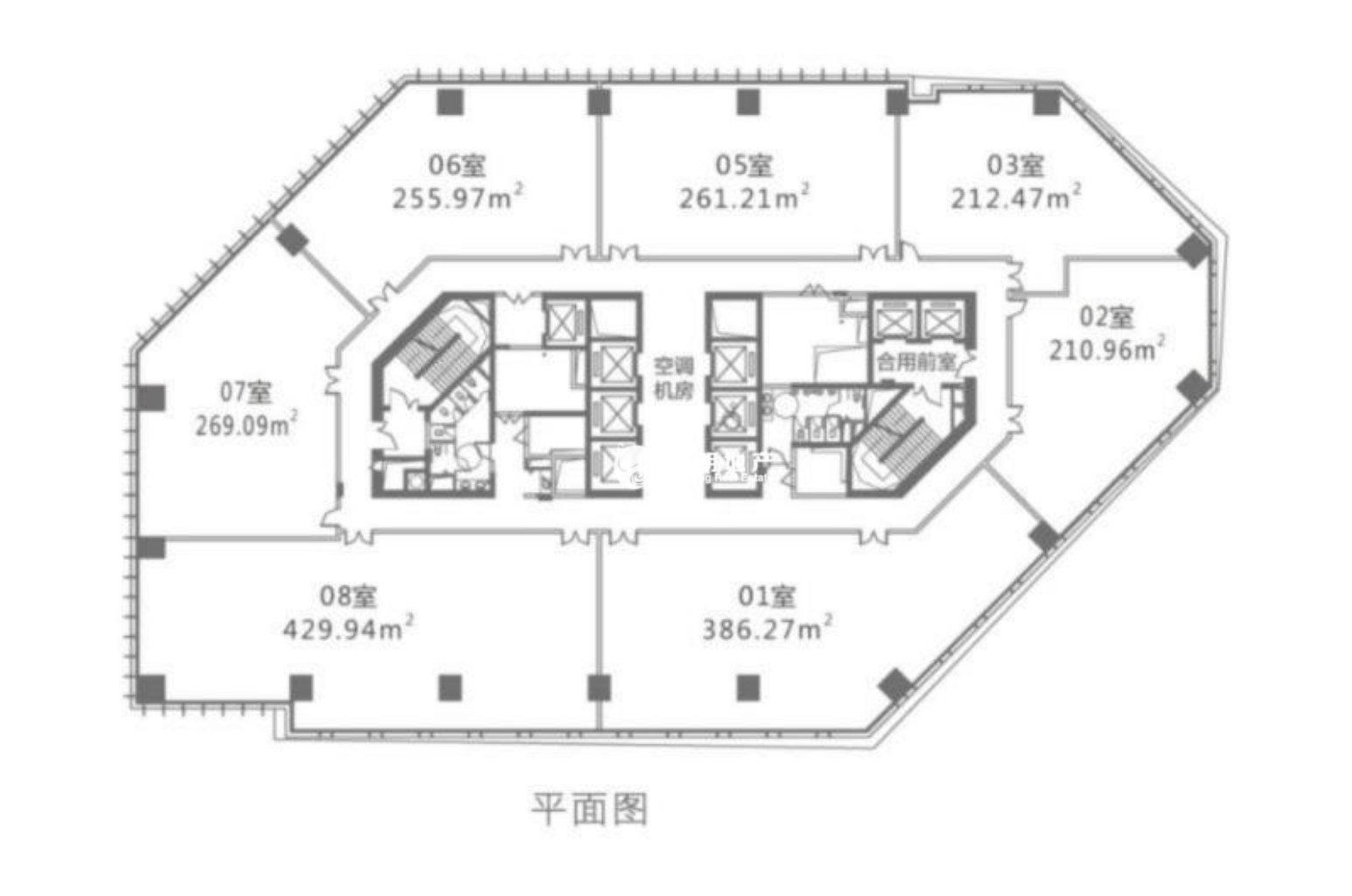 万体馆银海大楼80平米写字楼出租