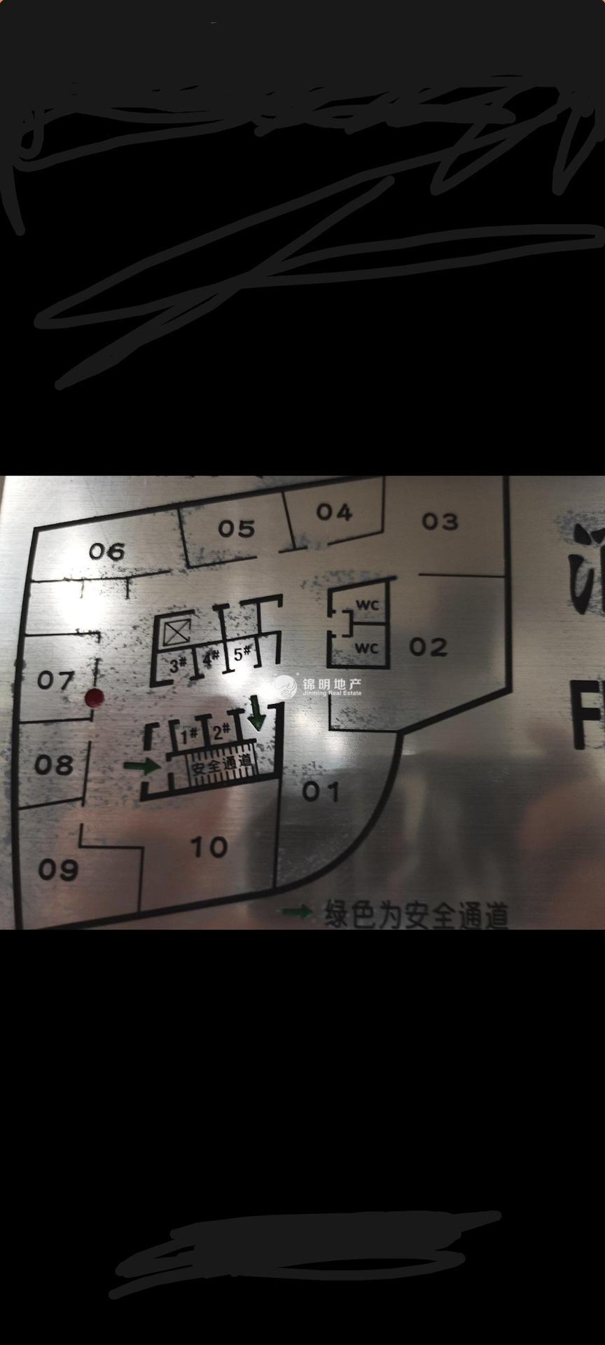 静安寺静安中华大厦100平米写字楼出租