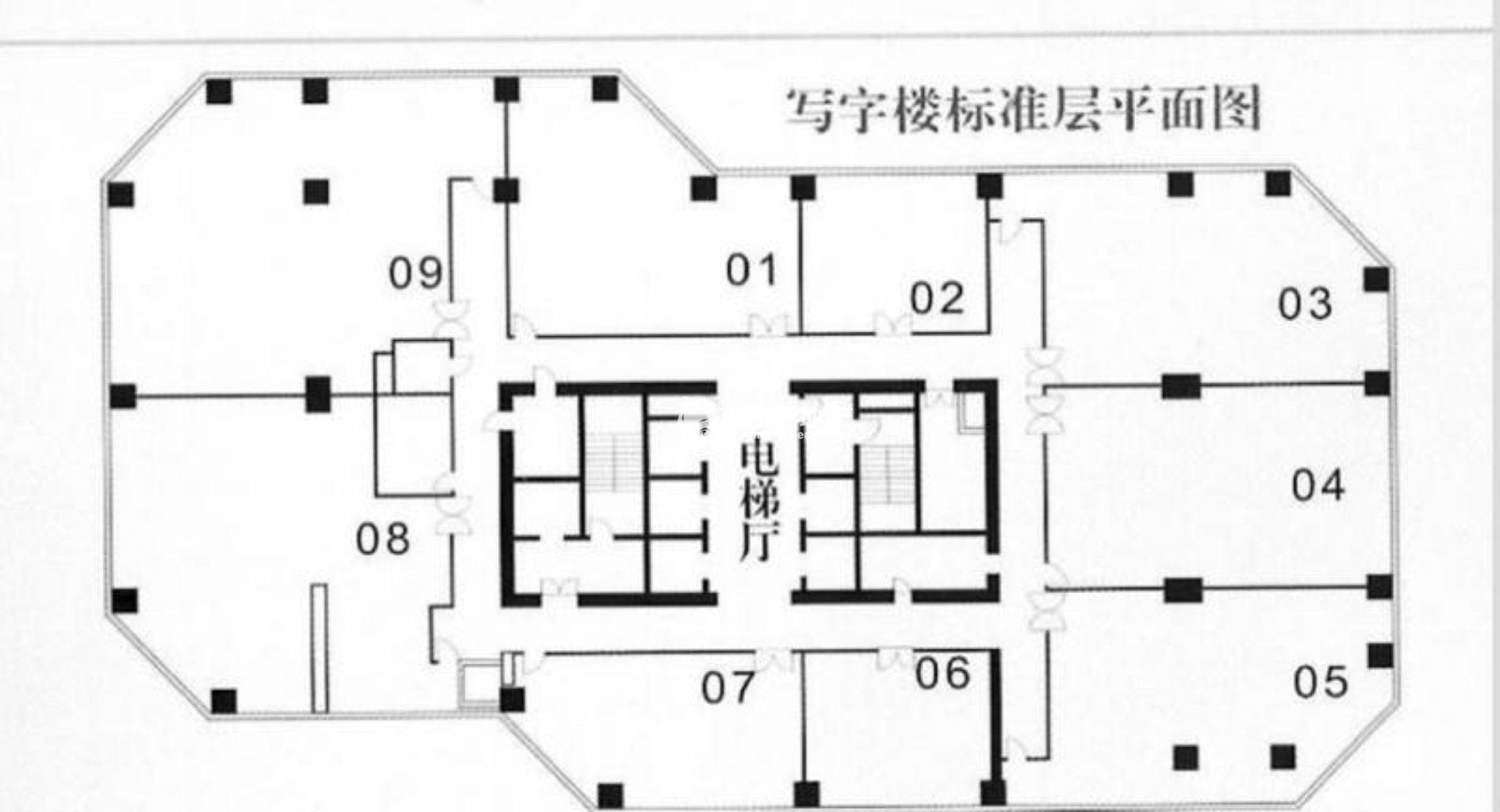 徐家汇飞雕国际大厦233平米写字楼出租
