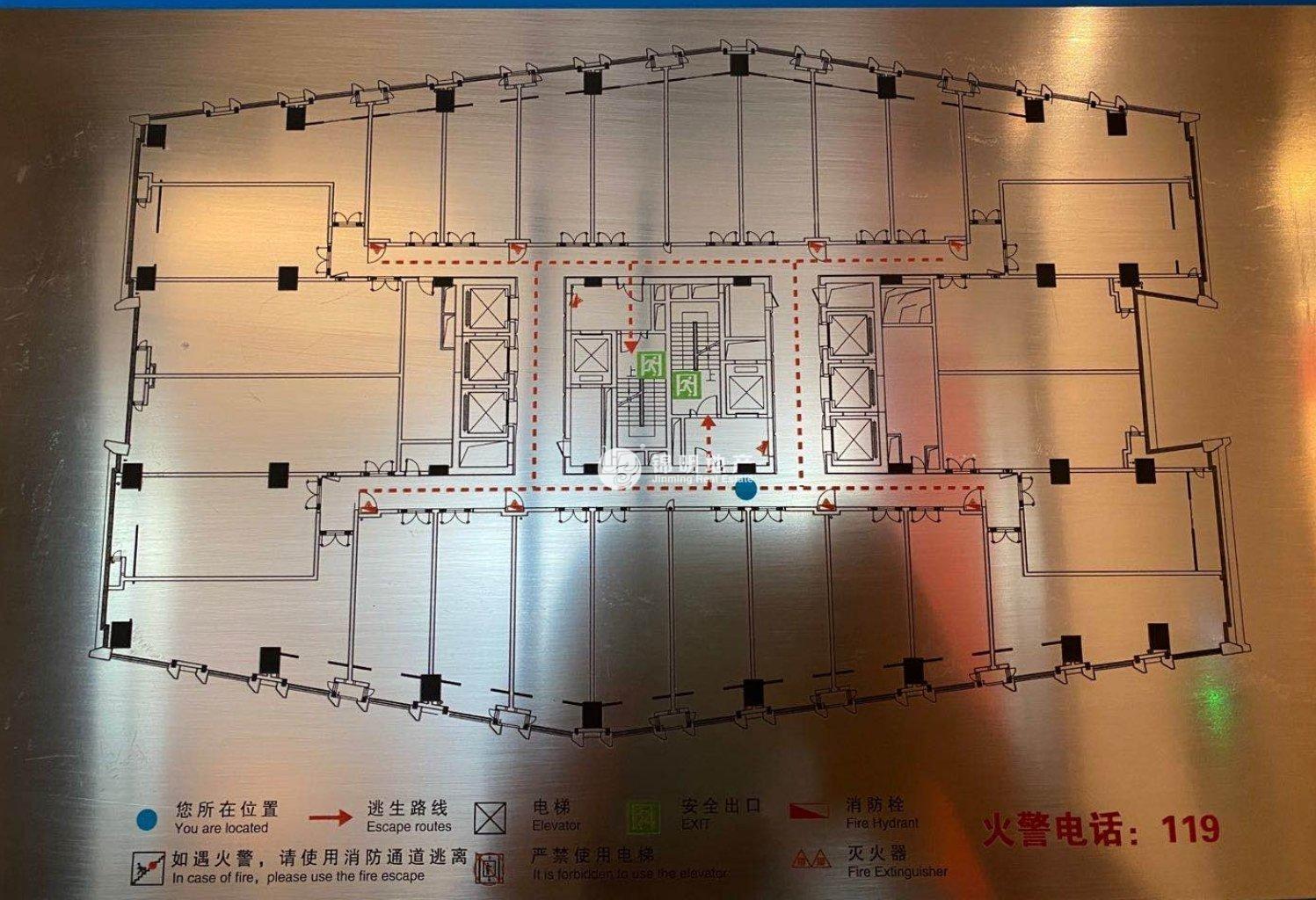 龙华绿地汇中心120平米写字楼出租