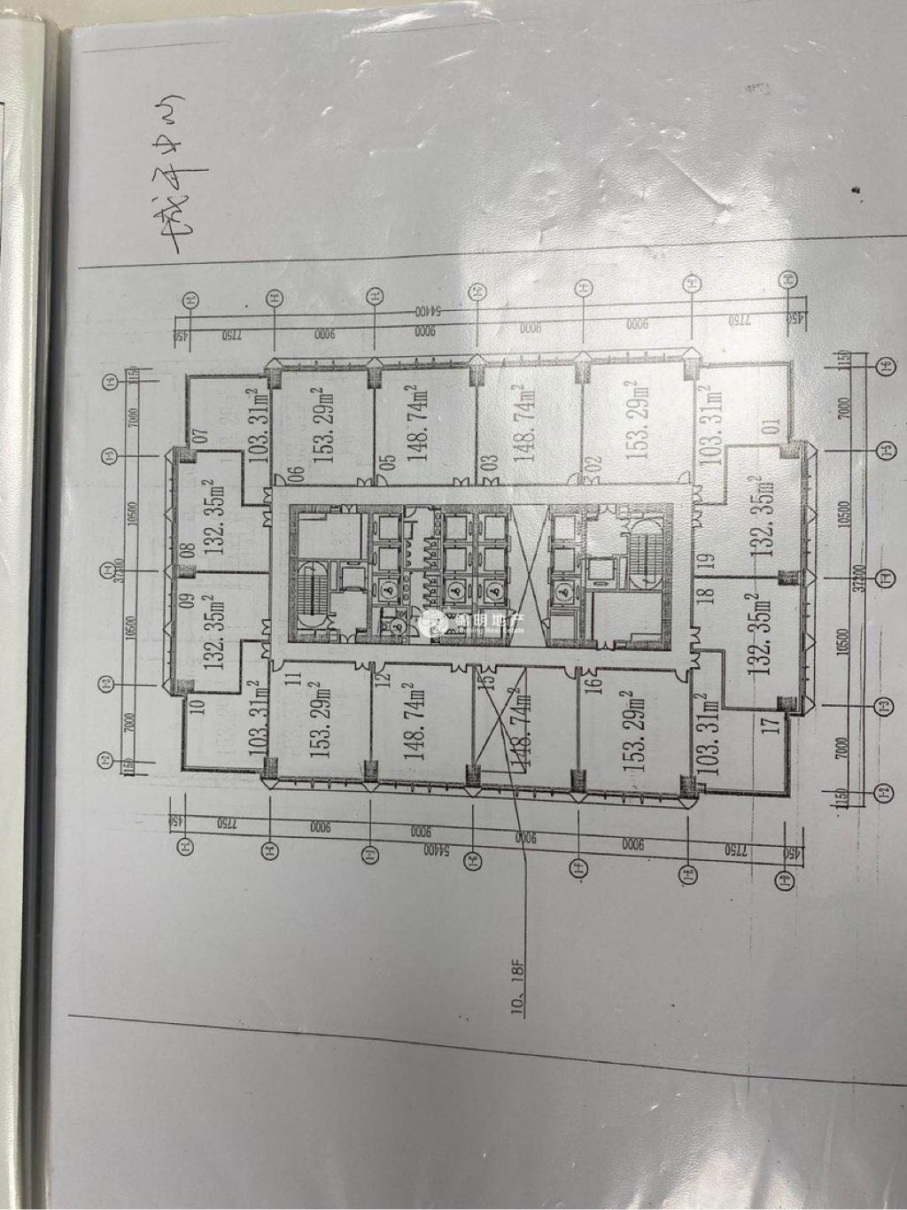 古美中庚环球创意中心158平米写字楼出租