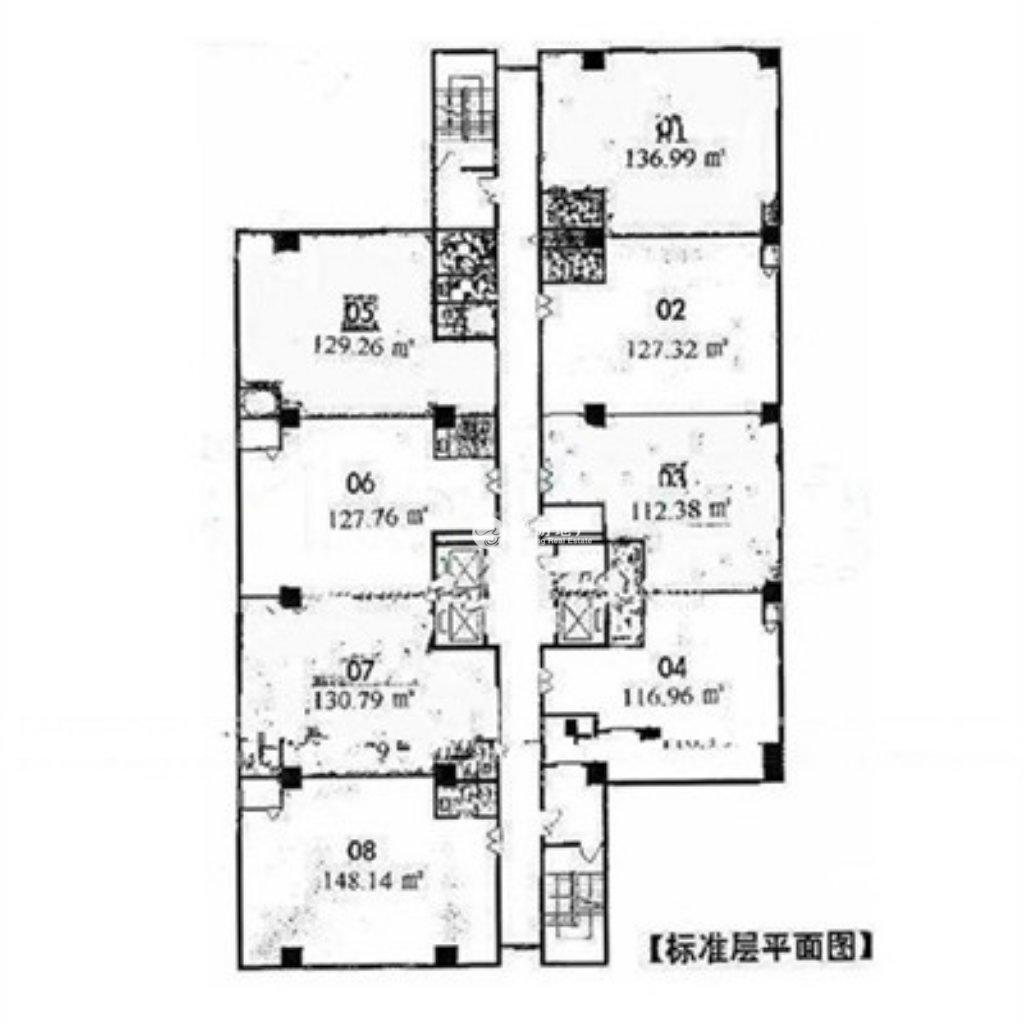 武宁杰地大厦105平米写字楼出租